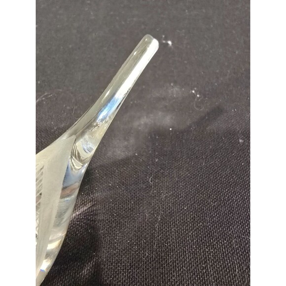 Signed Kosta 97429 Paul Hoff Glass Bird – Swedish Art Glass – Vtg 1970s Figurine - Picture 6 of 9